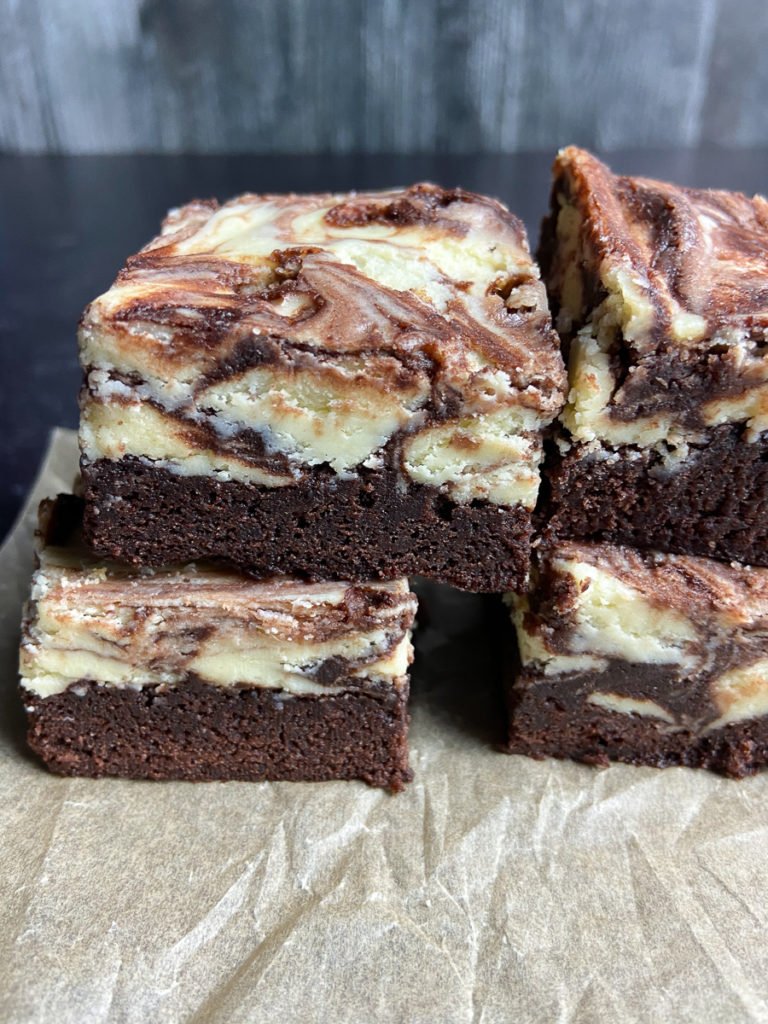 white chocolate cheesecake marble brownies recipe