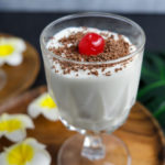 easy coconut pudding made with pantry items