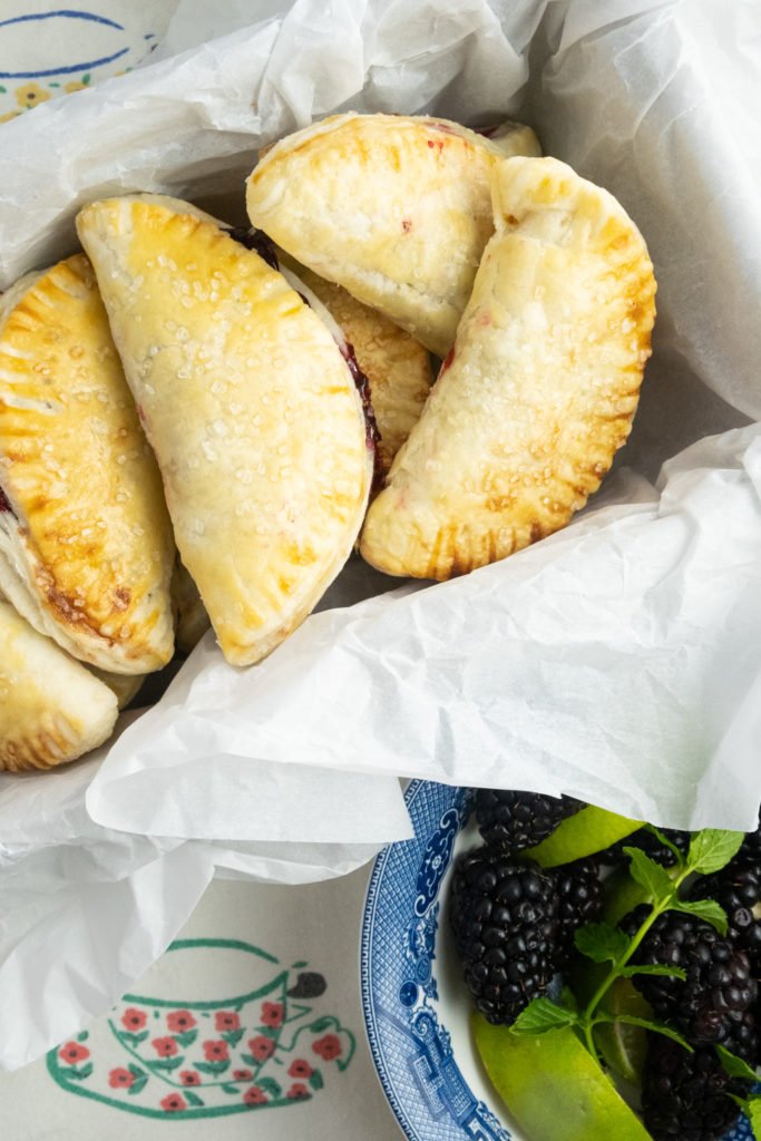 blackberry mojito hand pies