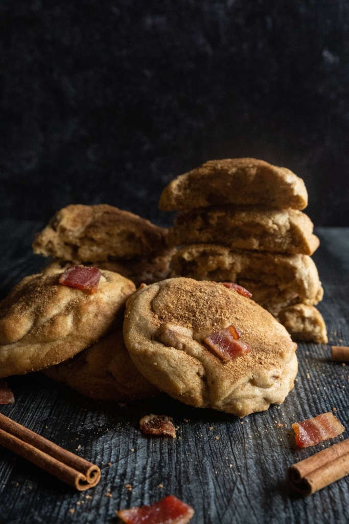 giant maple bacon levain bakery style snickerdoodles