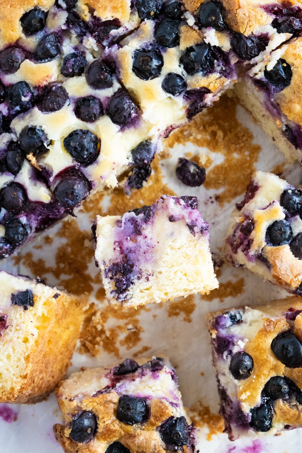 Lemon Blueberry Chess Squares ⋆ The Dessertivore